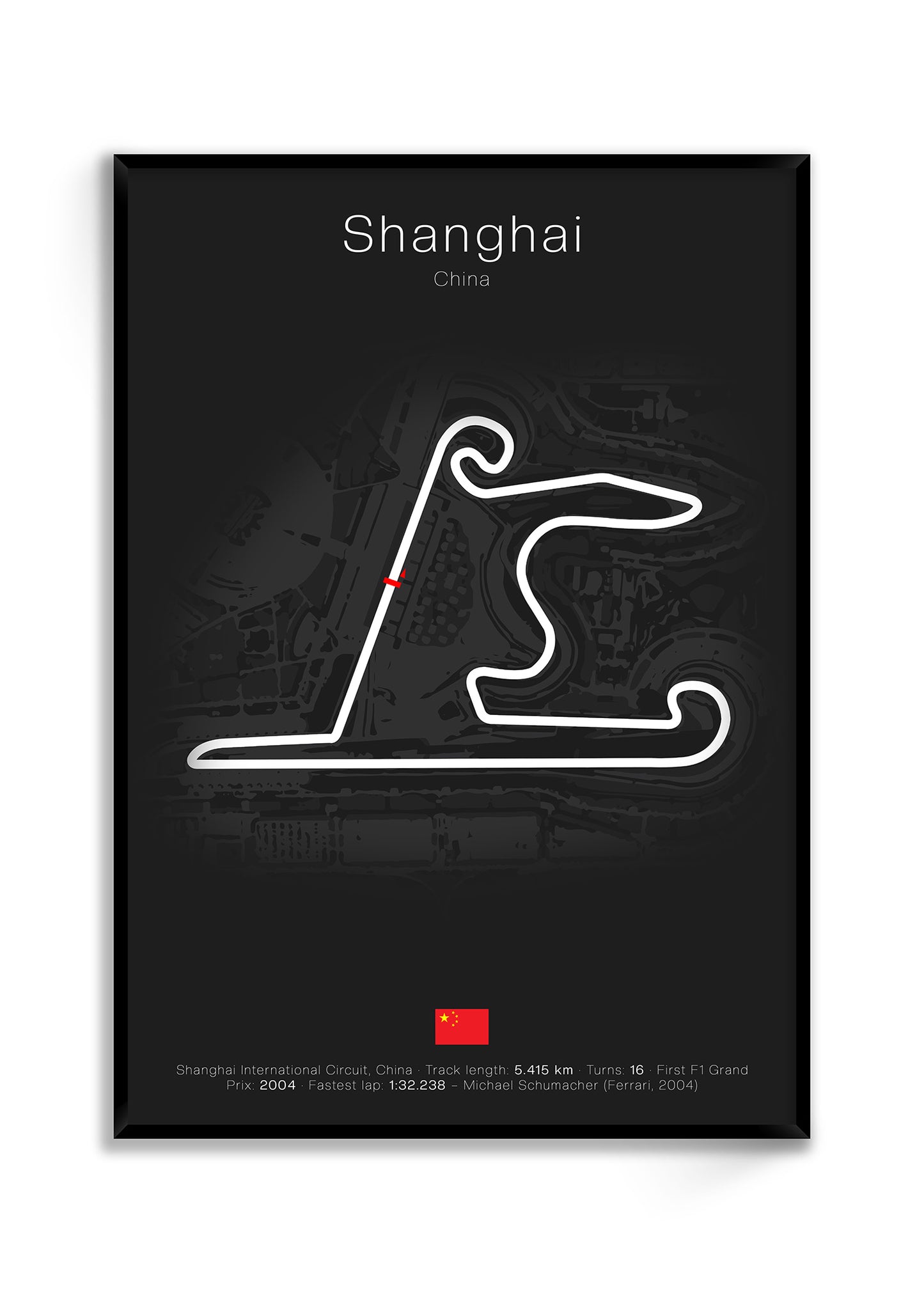 Shanghai - China (Black) | Track Map