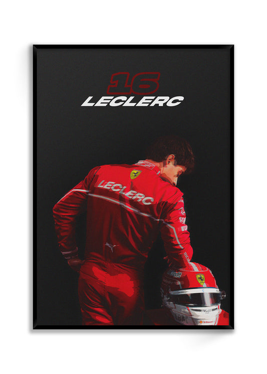 Charles Leclerc - 16 | Driver Print