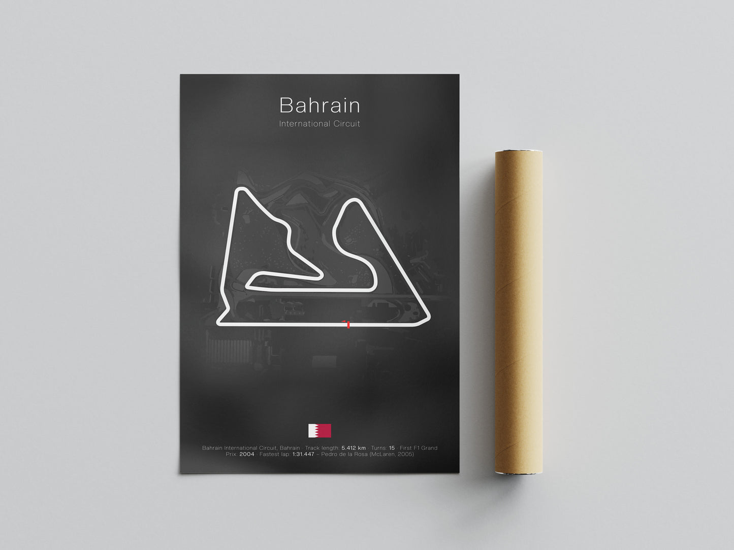 Bahrain - International Circuit (Black) | Track Map