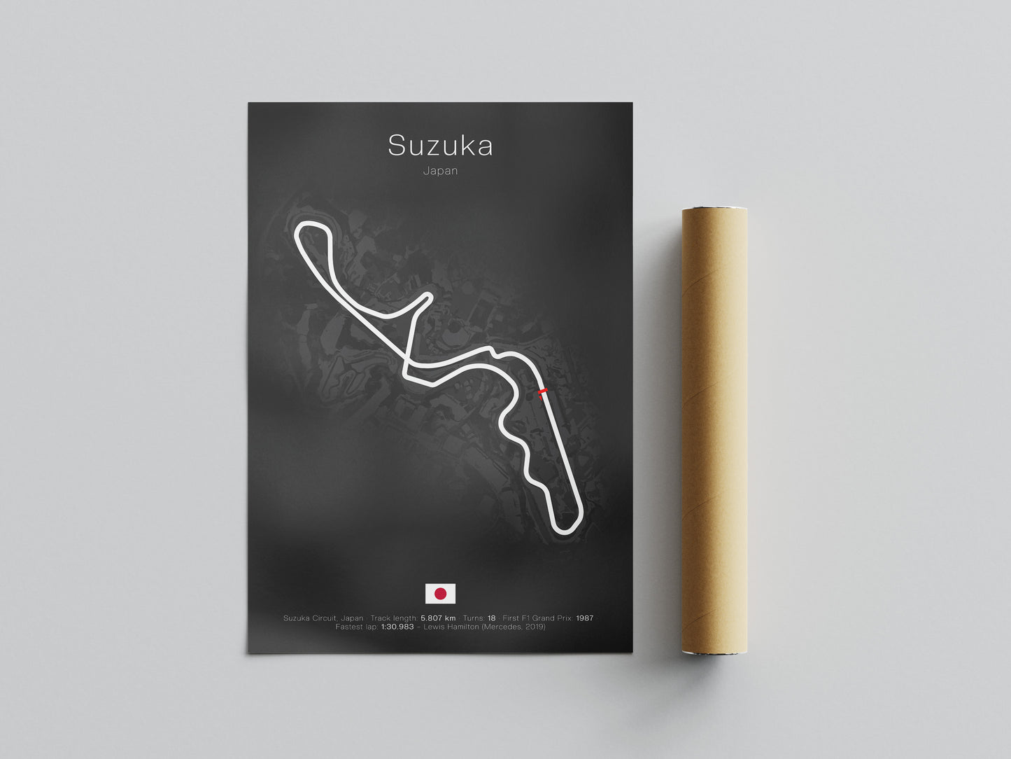 Suzuka - Japan (Black) | Track Map