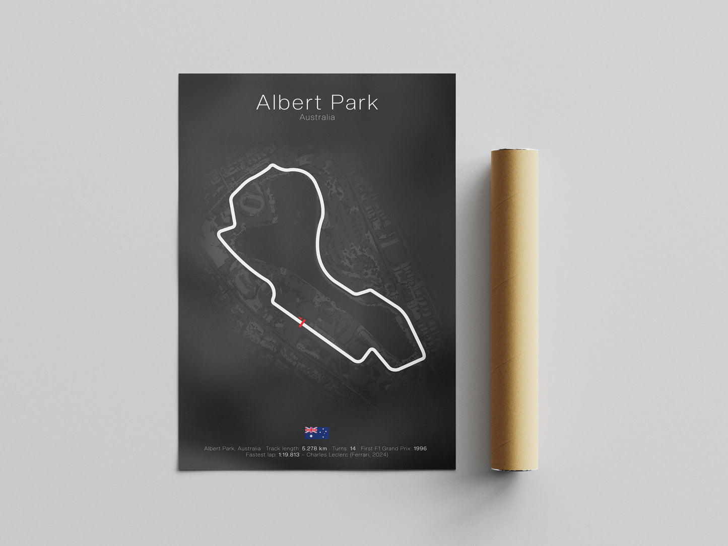 Albert Park - Australia (Black) | Track Map