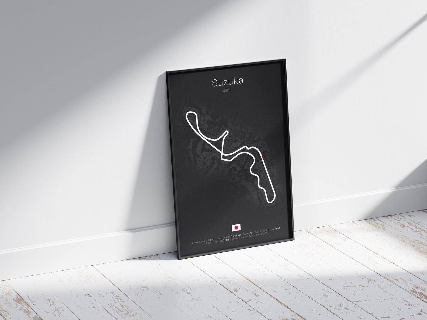 Suzuka - Japan (Black) | Track Map