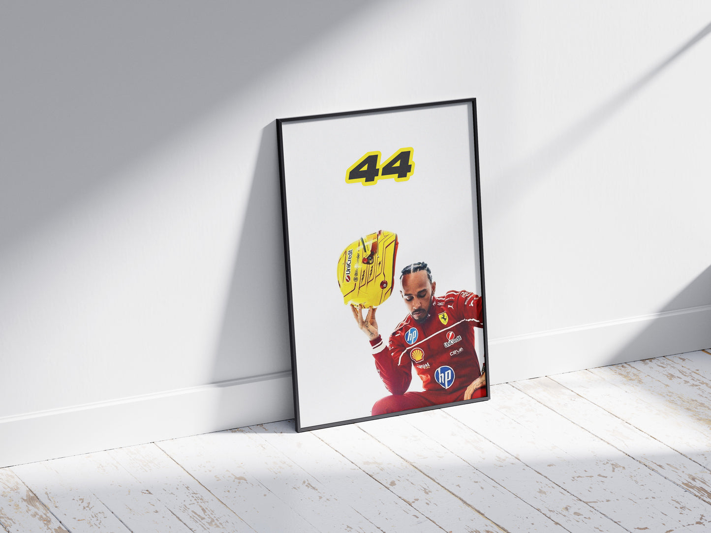 Lewis Hamilton - Red 44 | Driver Print