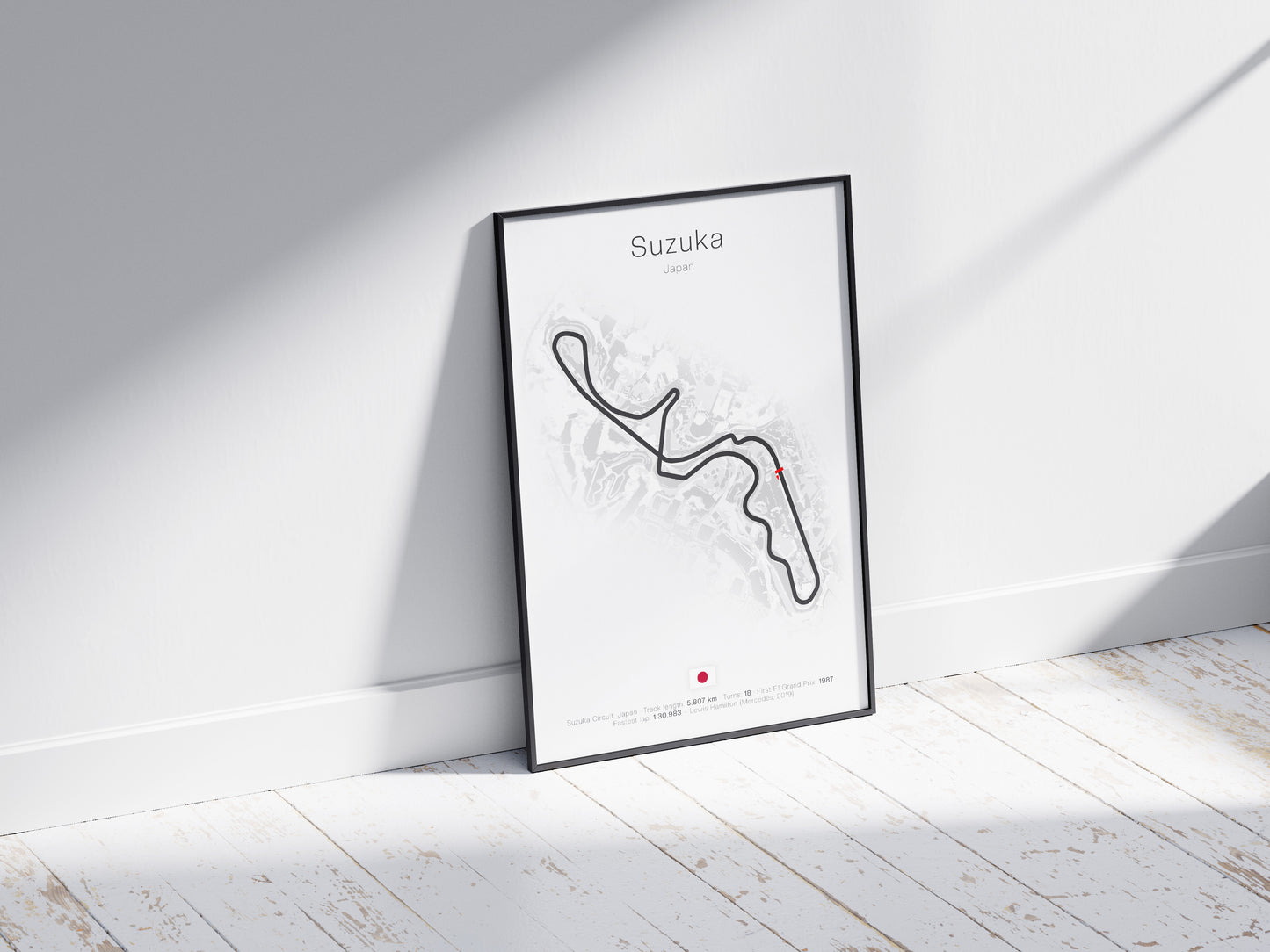 Suzuka - Japan (White) | Track Map